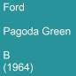 Preview: Ford, Pagoda Green, B (1964).